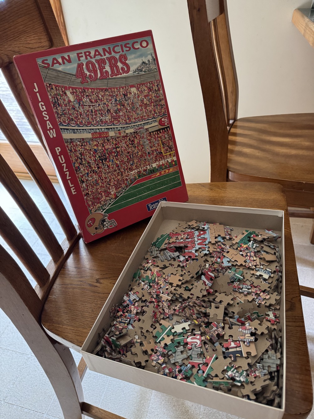 Jigsaw Puzzle. San Francisco 49ers. 513 pieces.