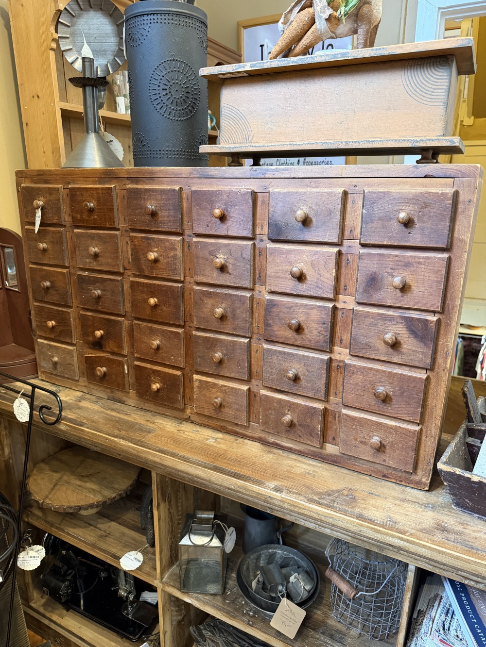 Primitive 30-drawer Apothecary Cabinet, FIRM