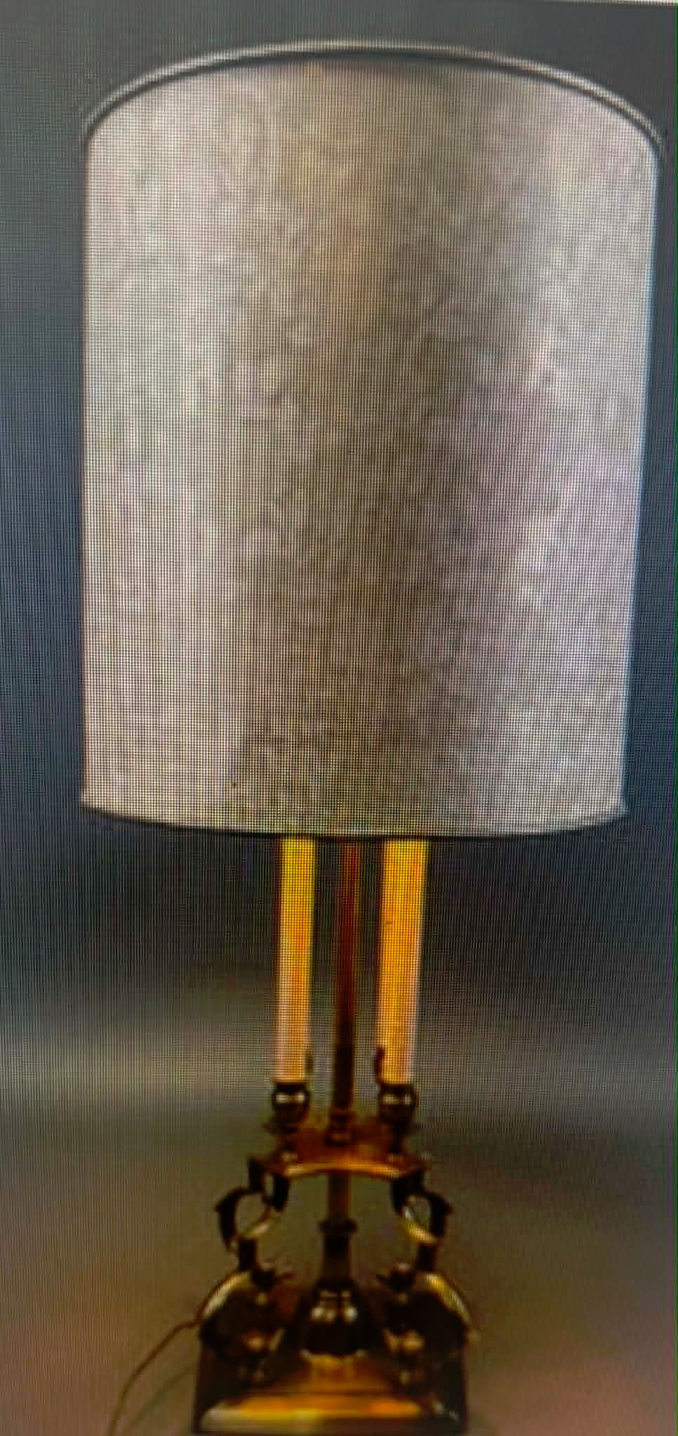 Vintage brass Stiffel table lamp - Bouillotte style design