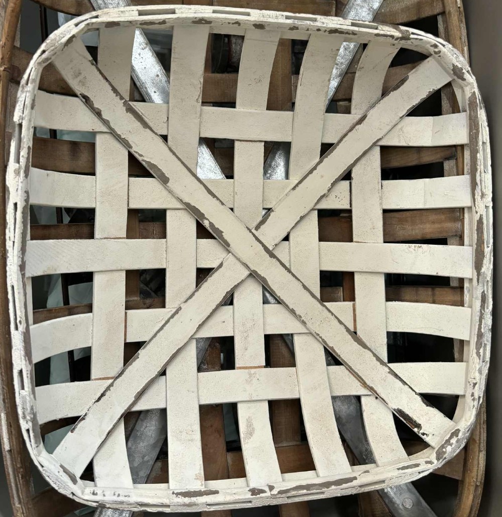 Shabby Chic Style Small Tobacco Basket