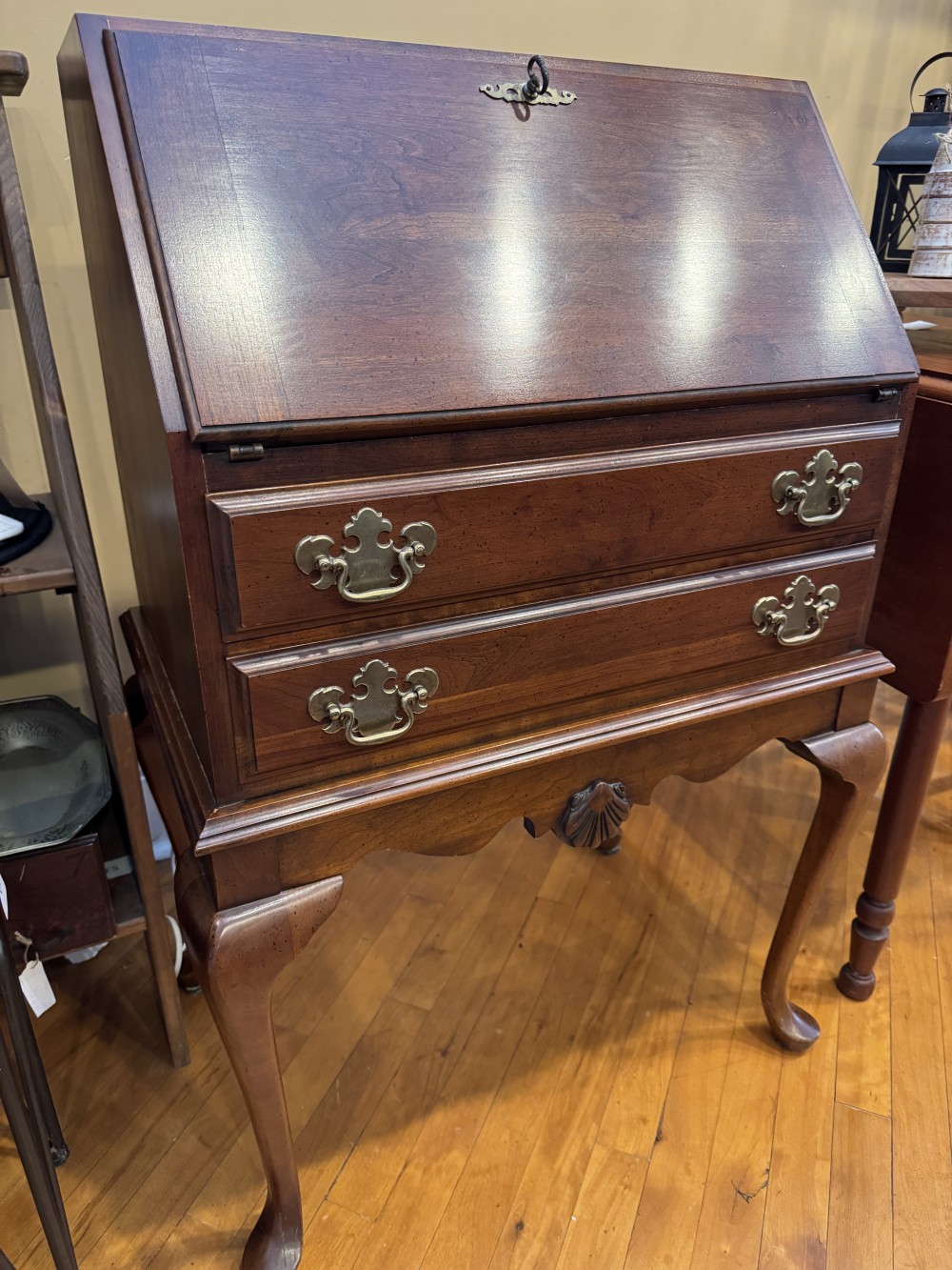 Mahogany Small Queen Anne Desk/Secretary, Firm