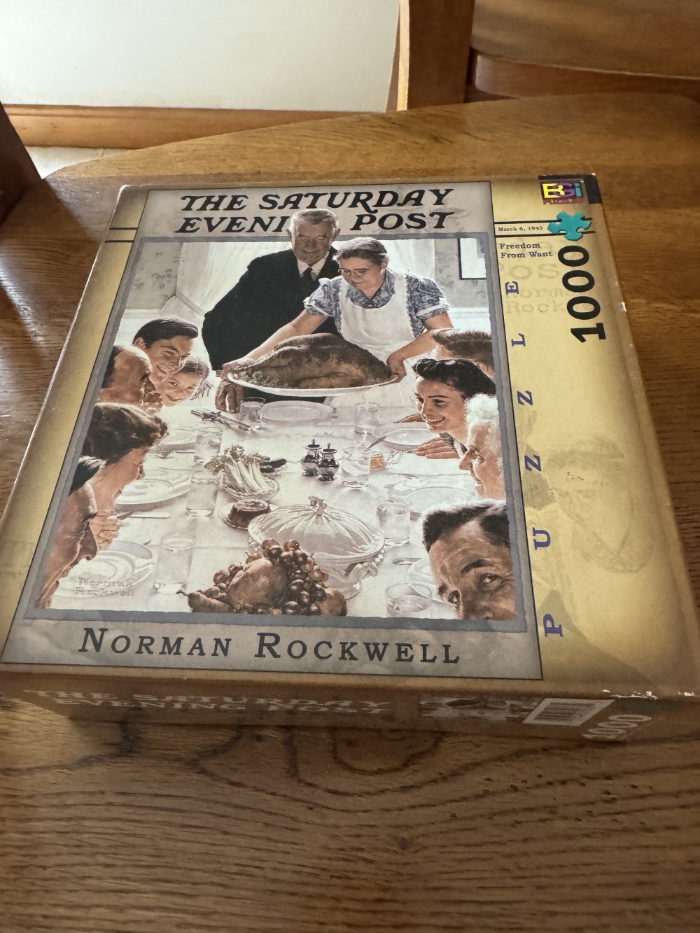 Jigsaw Puzzle. Norman Rockwell 