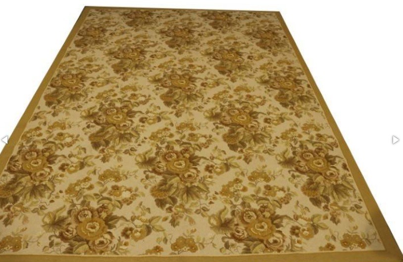 Hand hooked French Aubasson design Carpet - #2103697