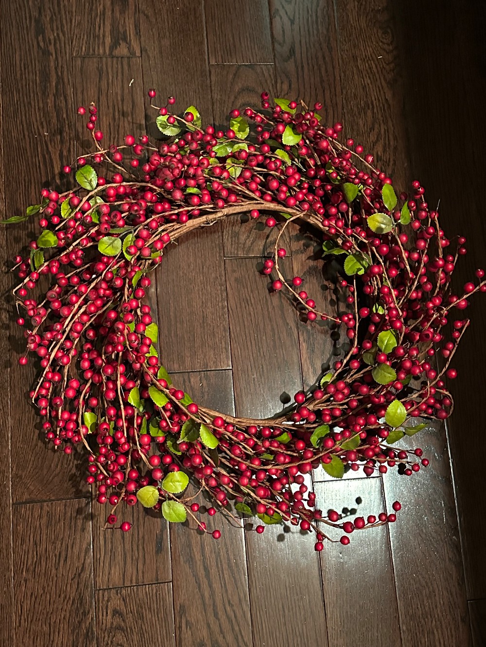 Red berry wreath