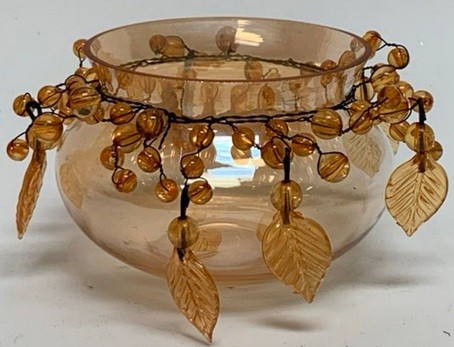 Beaded glass bowl (price is per bowl).