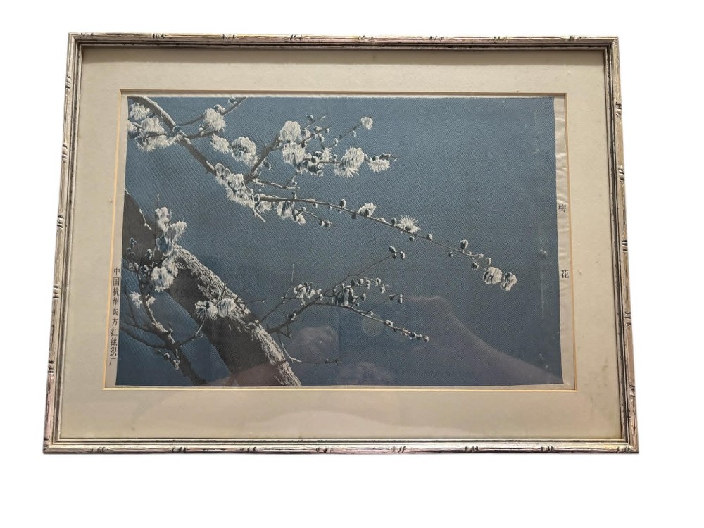 Plum Blossom Silk Tapestry