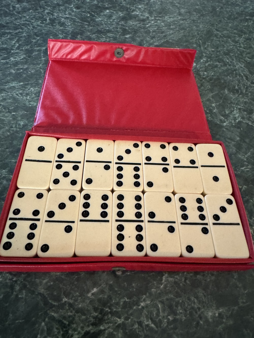 Vintage Dominos Set by Cardinal. In Original Case.