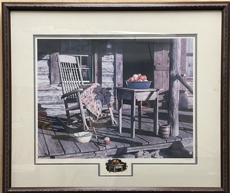 Henry Noble’s Porch Remarque By Mel Steele