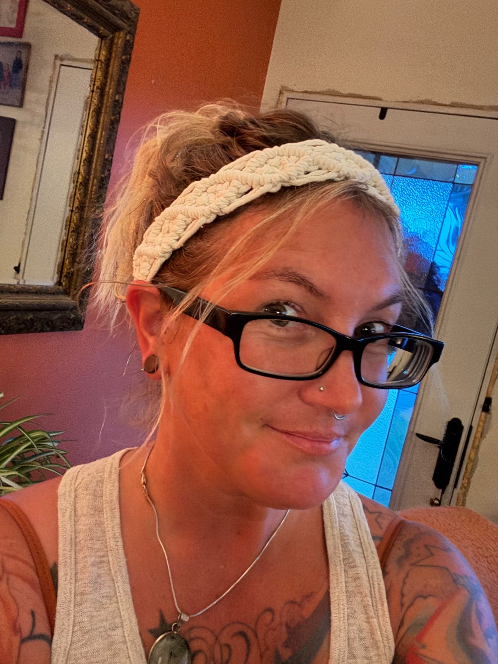 macrame headband