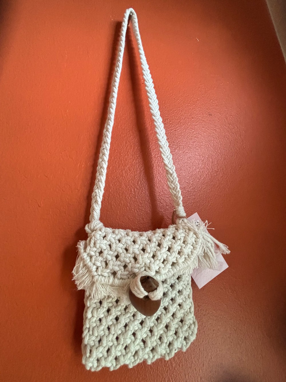macrame purse