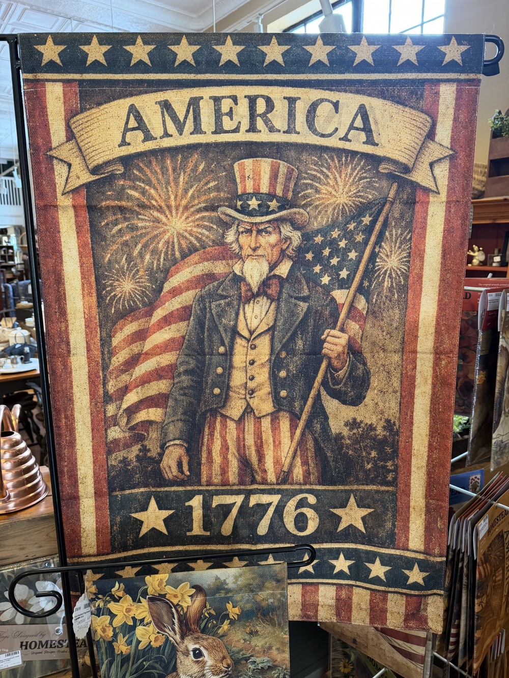 High Quality Homestead Yard Flag #48, New, FIRM