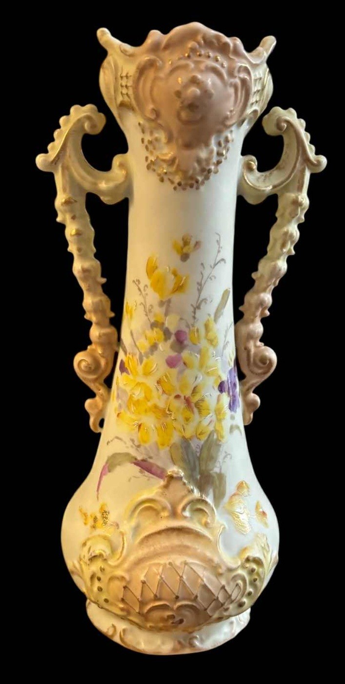 RW Rudolstadt Handpainted Vase Made in Germany