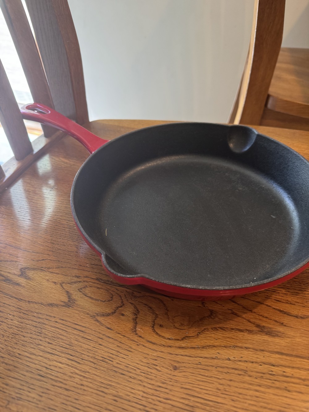 Cuisinart Cardinal Red Enameled cast iron 10-inch skillet