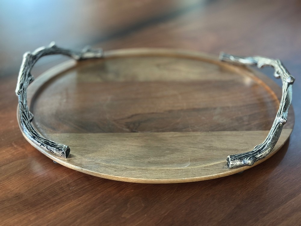 Charcuterie board w/ branch handles