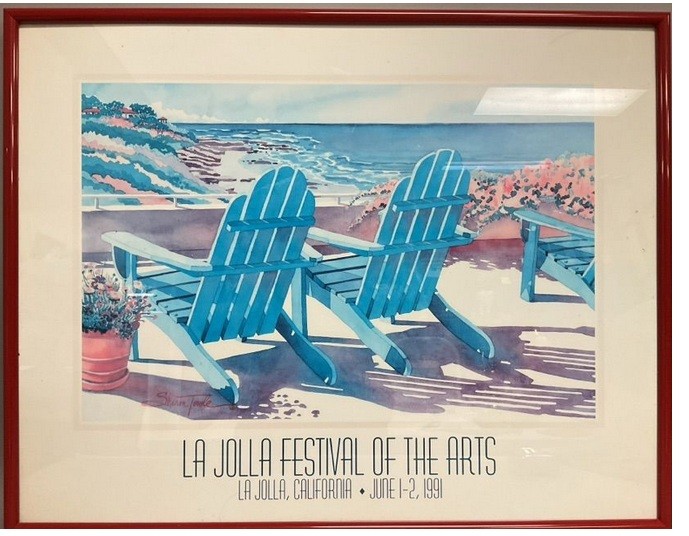 La Jolla Festival of the Arts framed poster  #507596  LEE