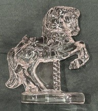 Vintage Waterford Carousel Horse Figurine w/base