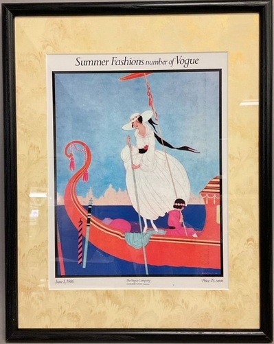 Framed reproduction cover of Vogue Magazine #506596  LEE  G3