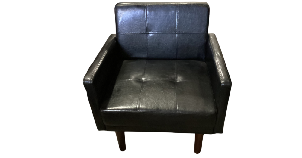 Black leather executive chair