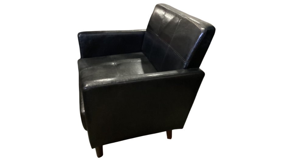 Black leather executive chair