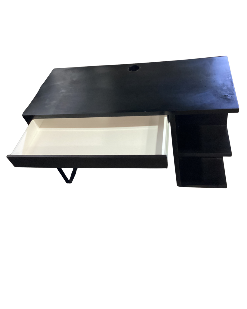 Dark brown/black wooden desk