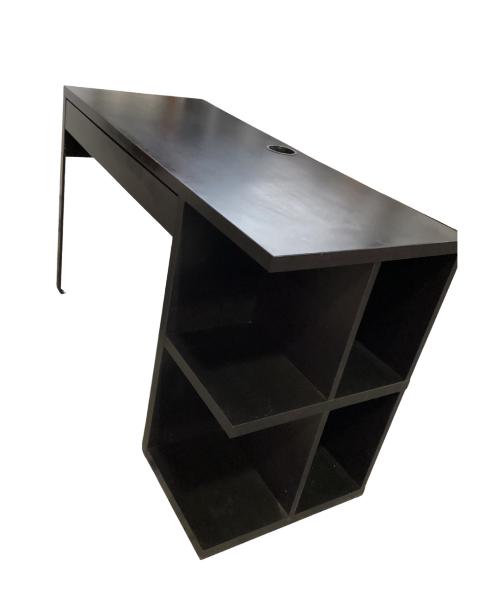 Dark brown/black wooden desk