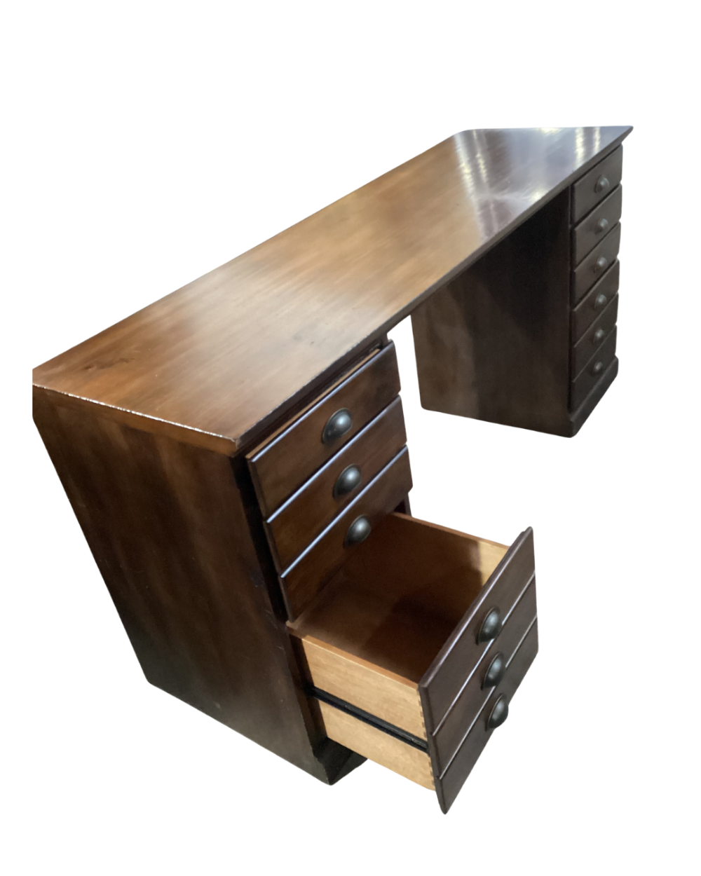 Pottery Barn painter's desk with drawers