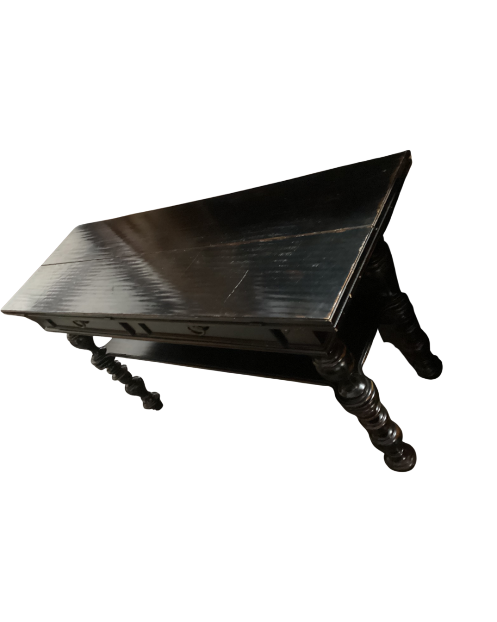 Portuguese desk in black