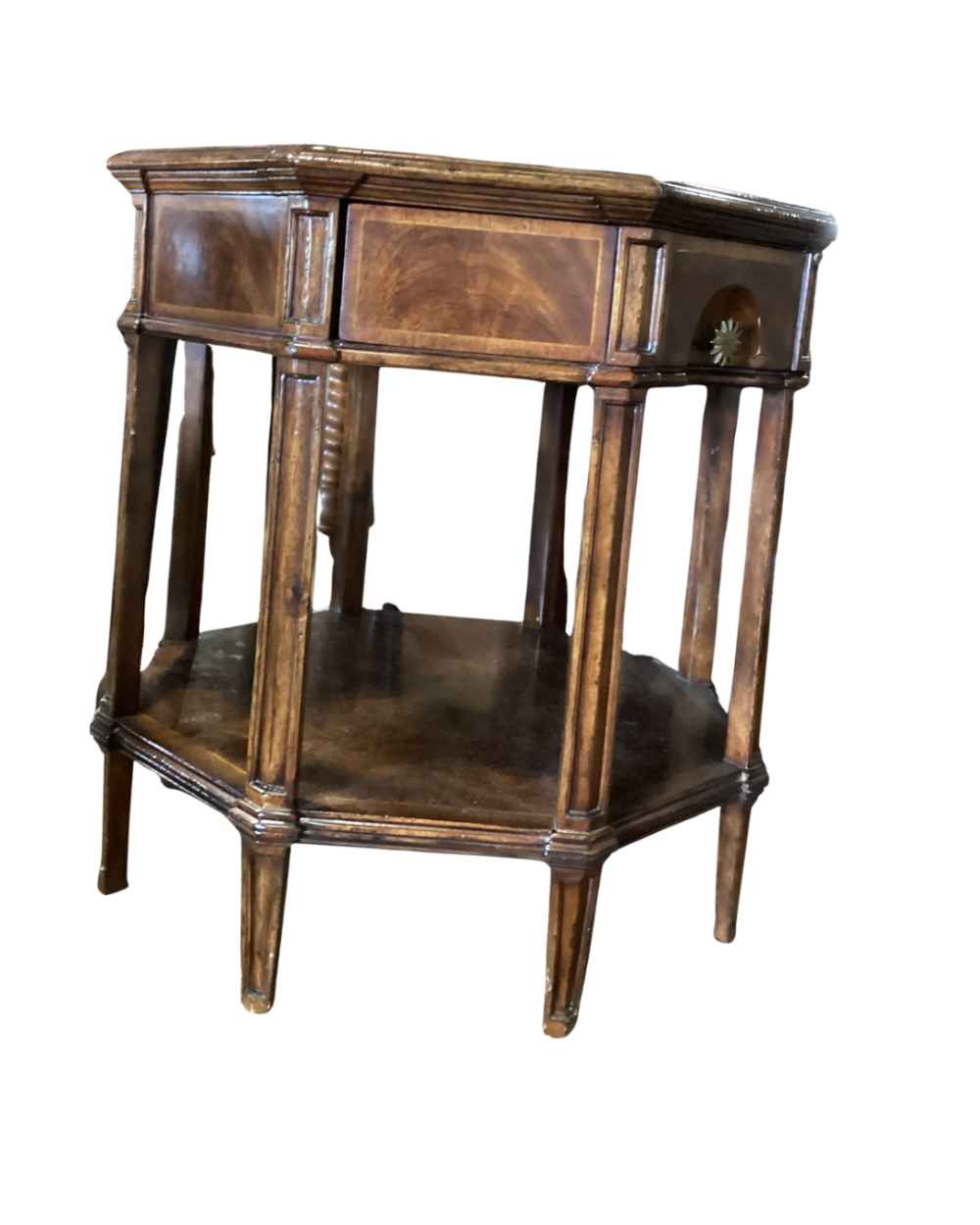 Jonathan Charles Starburst octagonal side table