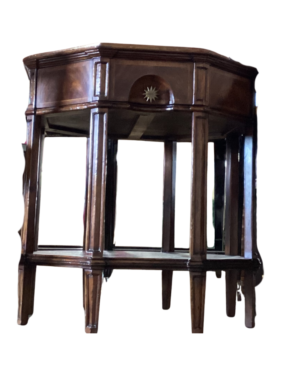 Jonathan Charles Starburst octagonal side table