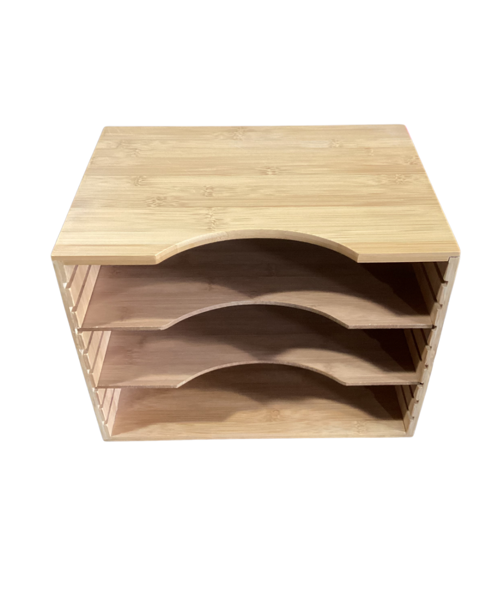 Bamboo file organizer