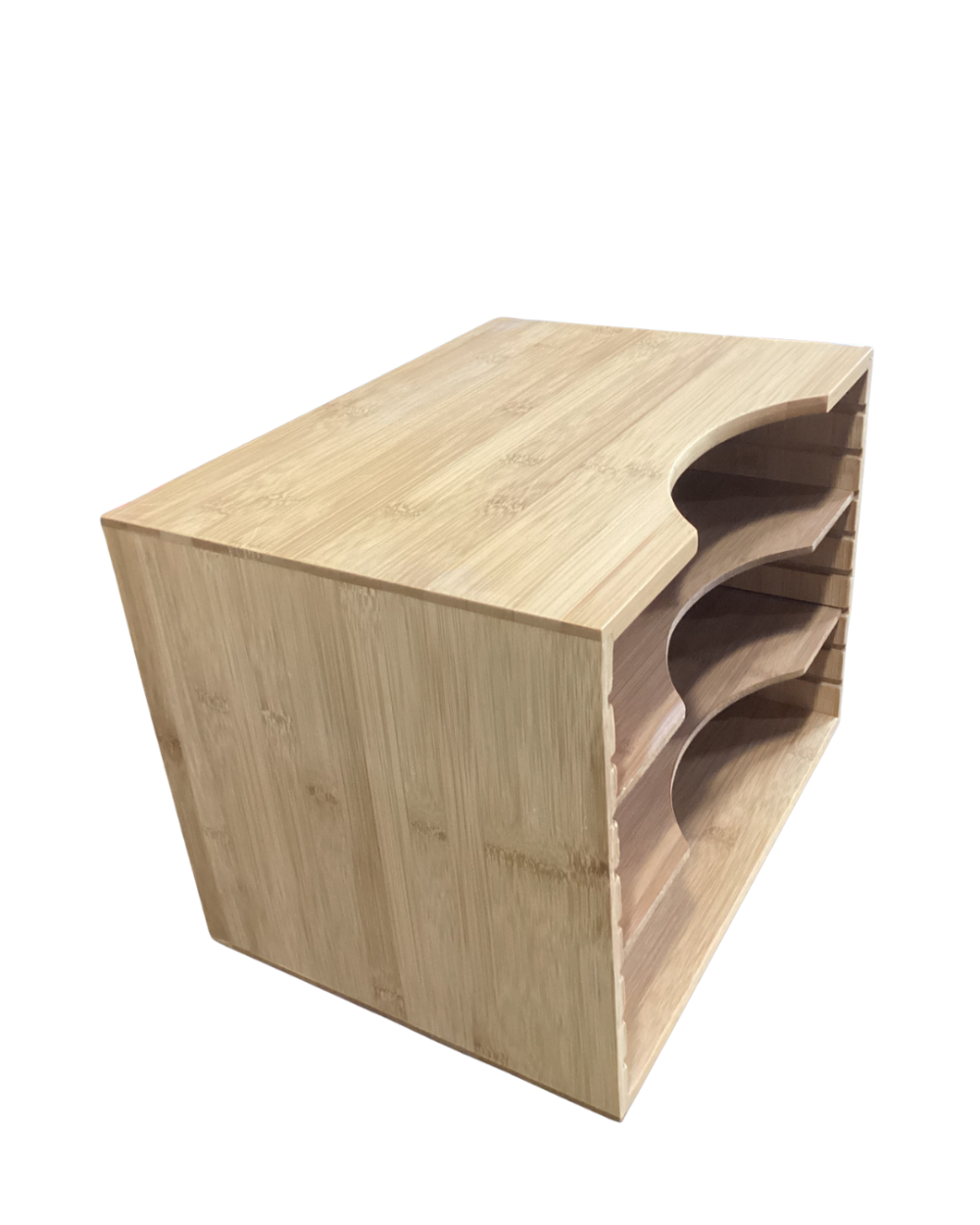Bamboo file organizer