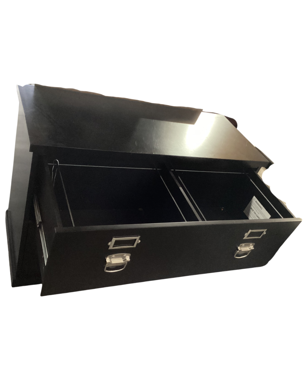 Black Pottery Bran Bedford lateral file cabinet