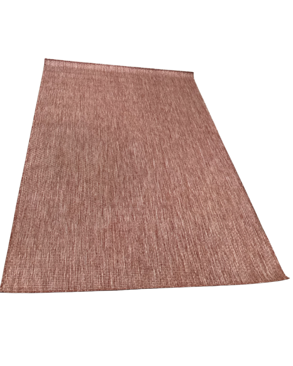 Solid outdoor collection rug