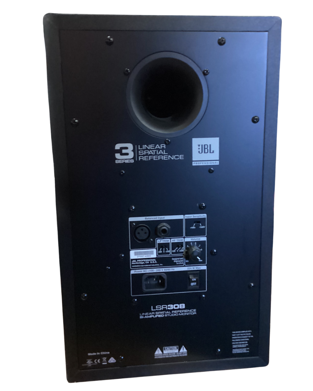 JBL LSR308 8” activate studio Monitor (single/ 1 piece only)