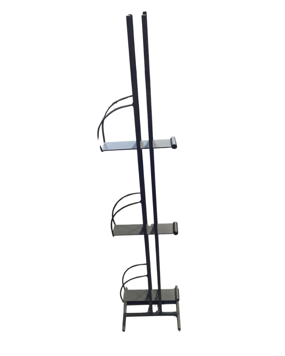 Minimalist 3-Tier Black metal vertical plant stand