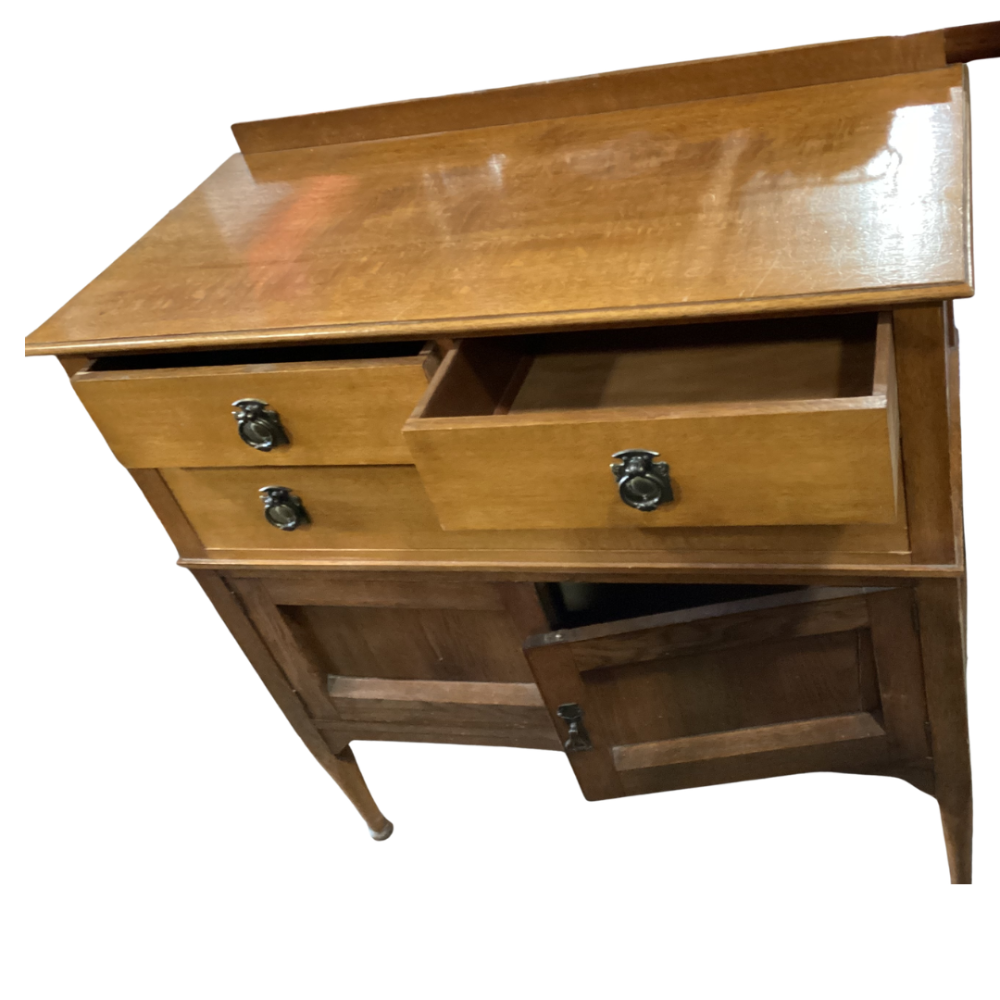 Antique wooden sideboard or buffet