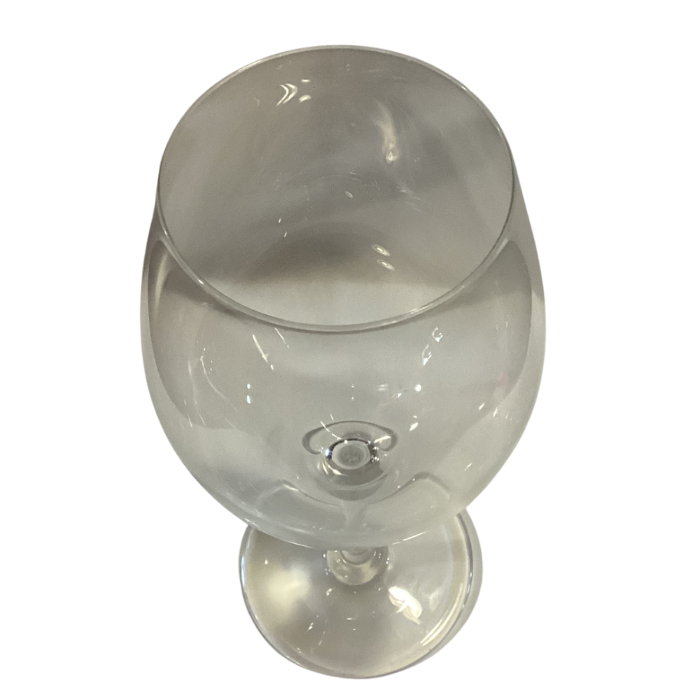 Crystal wine glass