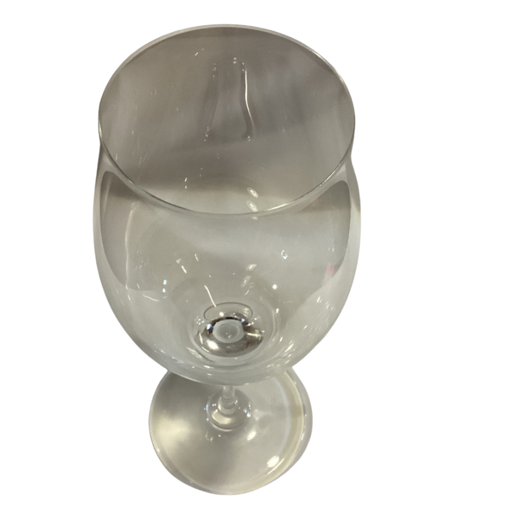 Crystal wine glass