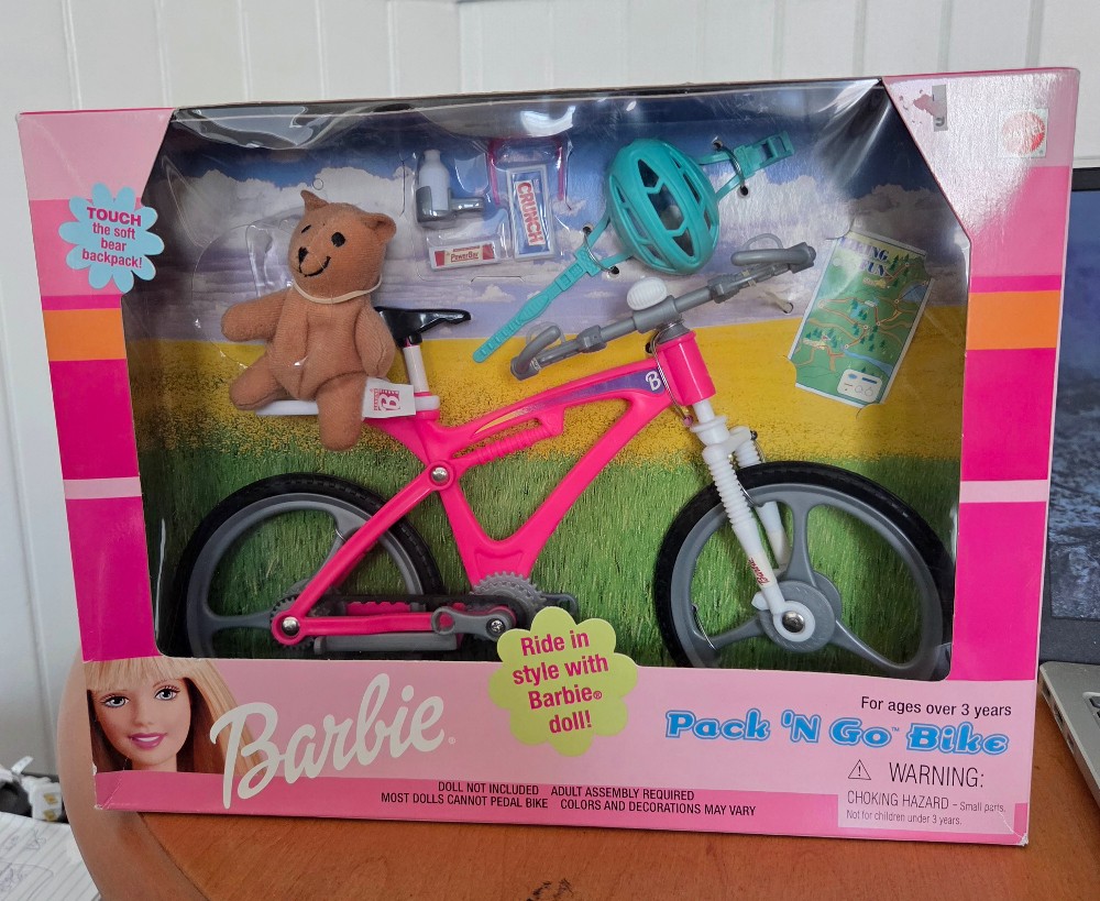 Barbie Pack N Go Bike - Ride In Style