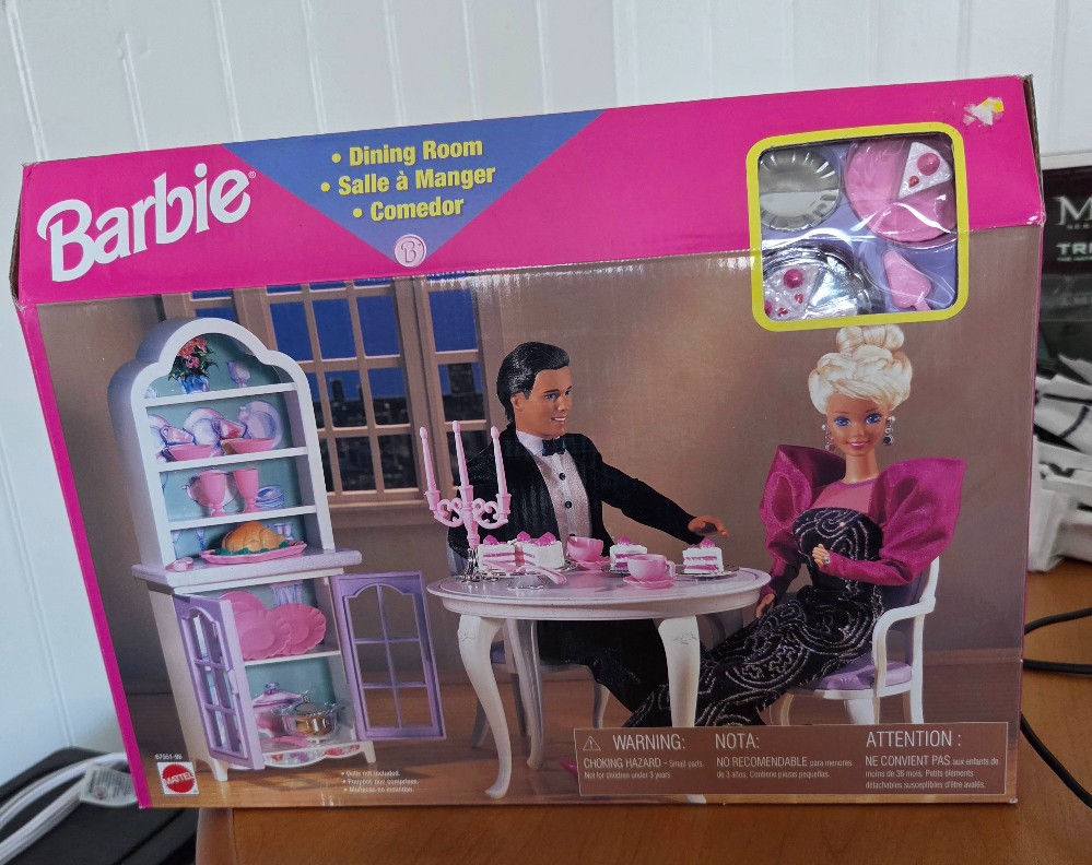 Barbie Dining Room Vintage Playset 1966-1968