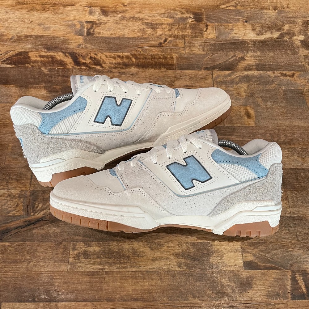 New Balance 550 White/University Blue/Gum (No Box) - Size 10