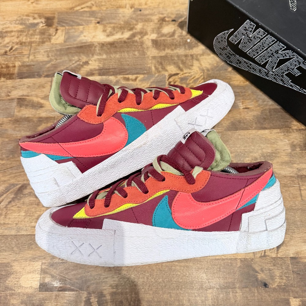 Sacai x KAWS Blazer Low Red - Size 10.5