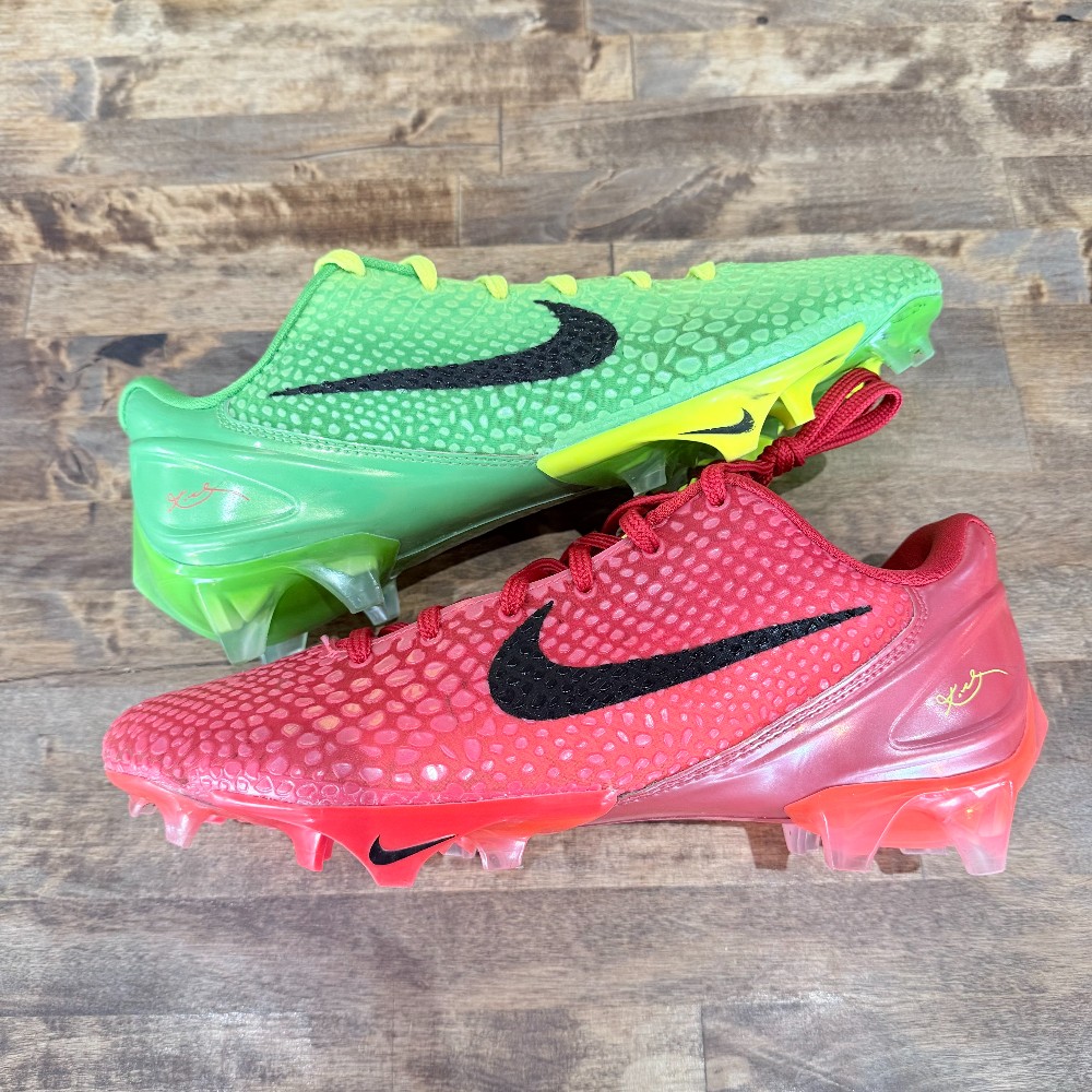 Kobe 6 Protro Grinch Mismatch Cleats (No Box) - Size 10