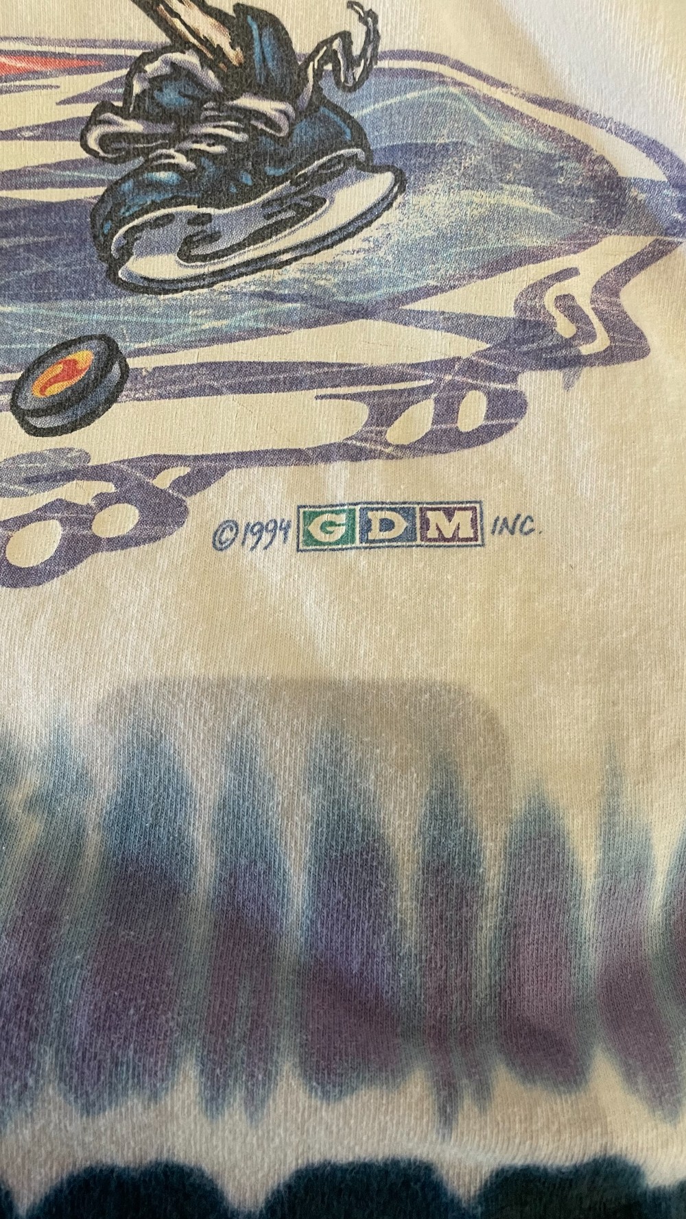 1994 Grateful Dead Face Off Tee - L