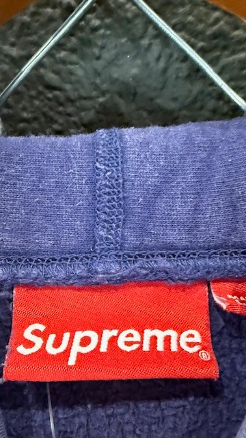 Supreme Small Box Hoodie Blue - M