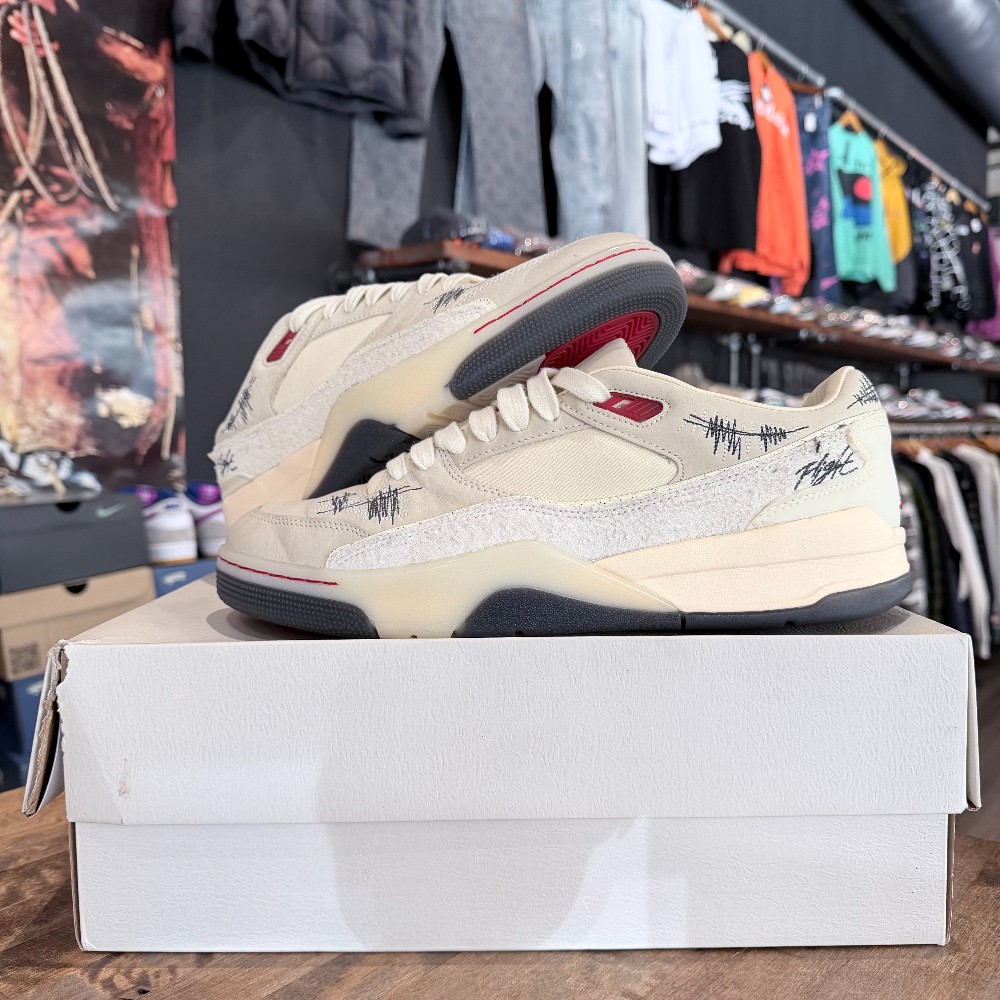 Who Decides War x Jordan Fight Court Coconut - Size 13
