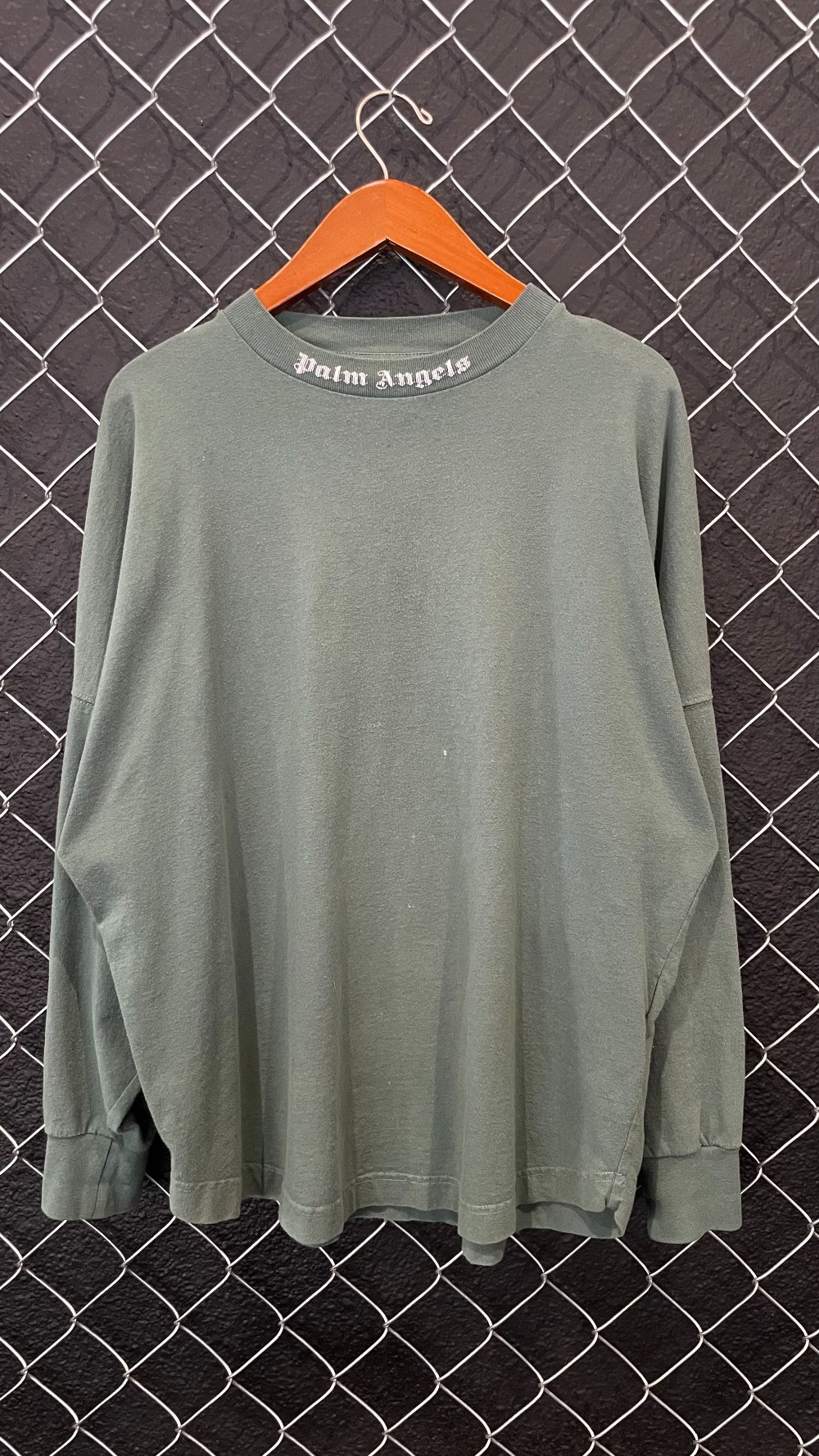 Palm Angels LS Tee Green - S