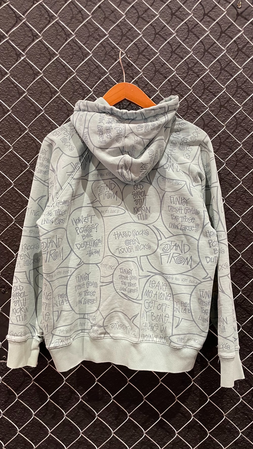 Stussy Old Skool Full-Zip Hoodie - M