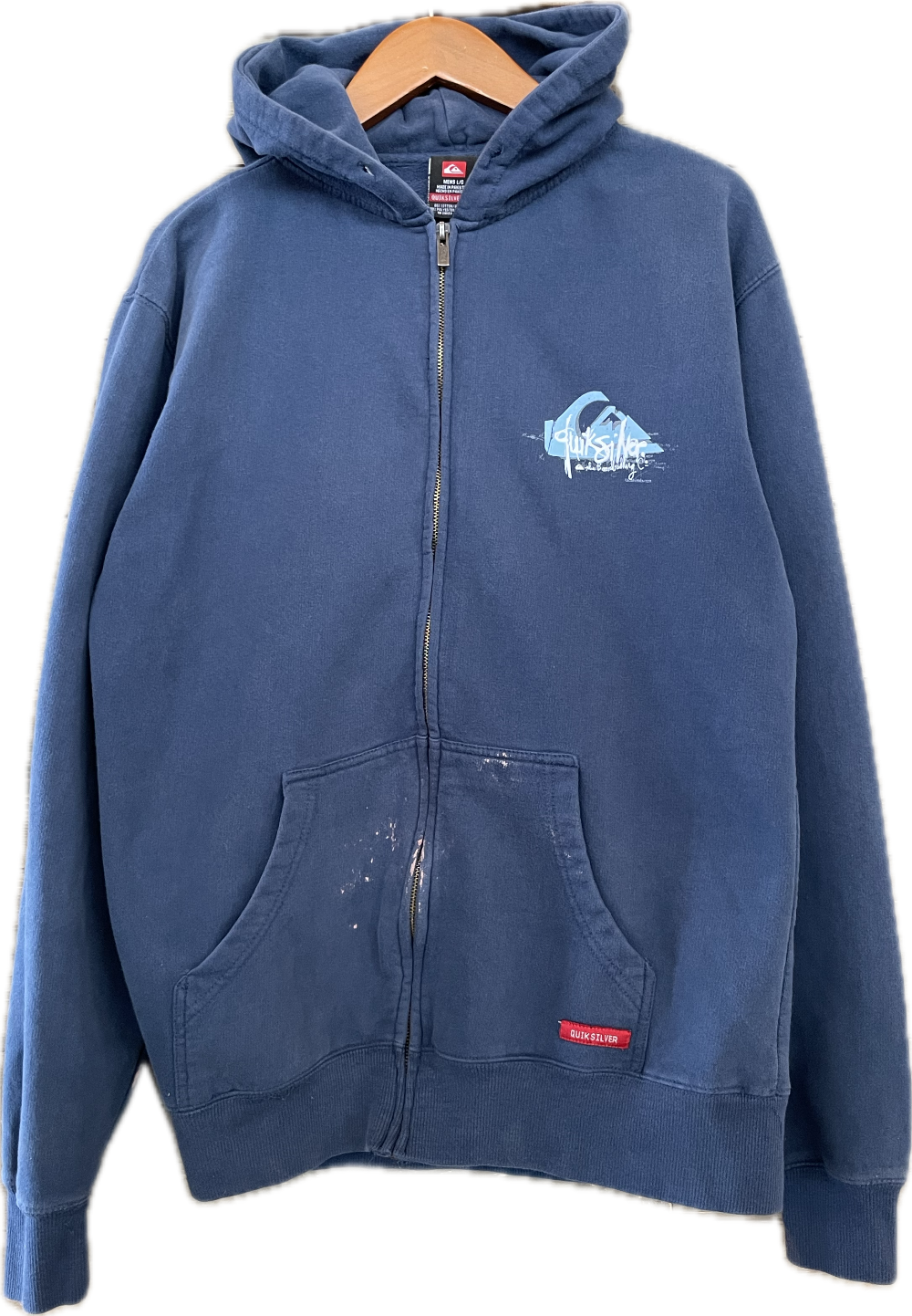 Y2K Quiksilver Full-Zip Hoodie - L