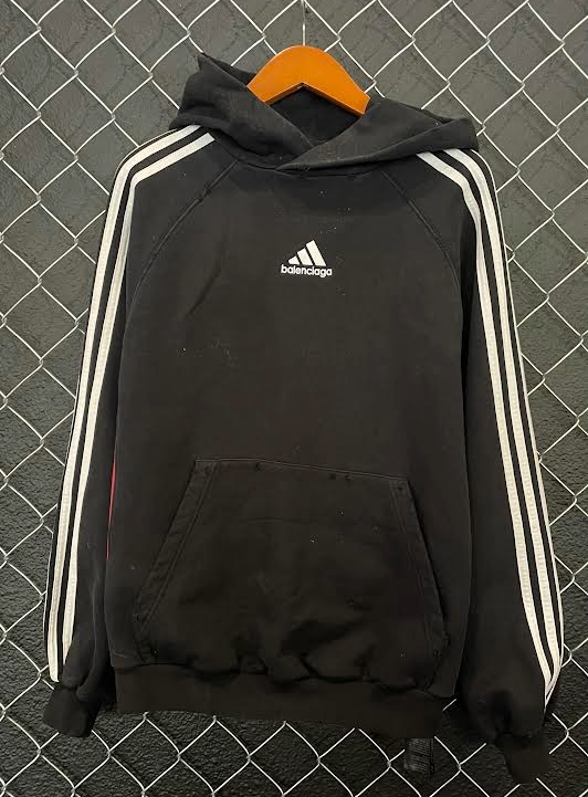 Balenciaga x Adidas Mens Hoodie - XS